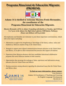 Programa Binacional de Educación Migrante (PROBEM)