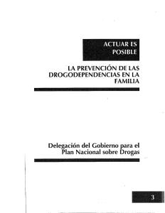 La prevención de las drogodependencias en la familia (P.N.s.D.)