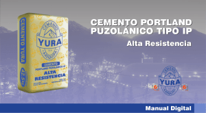 Cemento Portland Puzol&aacute;nico IP Yura: Manual de Alta Resistencia