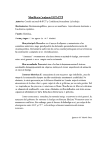 Manifiesto Conjunto UGT-CNT