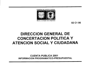 Dirección General de Concertación Política y Atención Social y