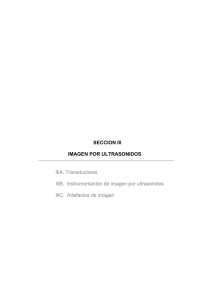 SECCION III IMAGEN POR ULTRASONIDOS IIIA. Transductores IIIB