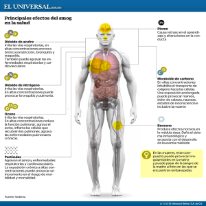 Principales efectos del smog en la salud