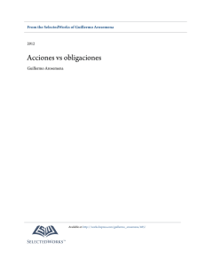 Acciones vs obligaciones - SelectedWorks