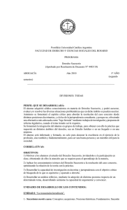 Derecho Sucesorio - Universidad Católica Argentina