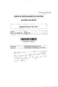 CORTE DE APELACIONES DE VALDIVIA