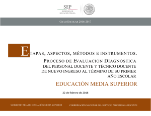 EDUCACIÓN MEDIA SUPERIOR - Sistema Nacional de Registro