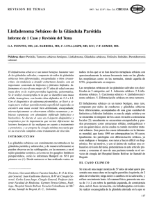 Linfadenoma Sebáceo de la Glándula Parótida