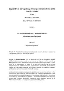 Ley contra la Corrupción y el Enriquecimiento Ilícito en la