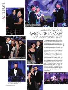 selecta magazine la musa 2014 - Latin Songwriters Hall of Fame