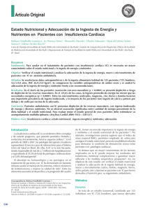 Nutritional status and adequacy of energy and nutrient intakes
