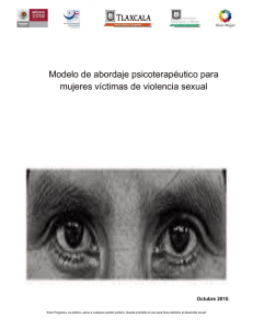 Modelo de Abordaje psicoterapéutico para mujeres víctimas