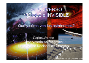 el universo visible e invisible