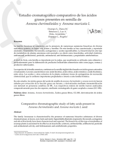 Estudio cromatográfico comparativo de los ácidos