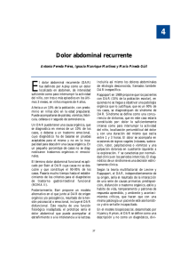 Dolor abdominal recurrente - Asociación Española de Pediatría