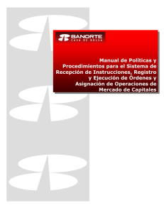 Manual de Políticas y Procedimientos para el Sistema de Recepción