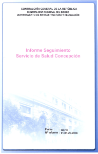 informe seguimiento 23-09 servicio de salud concepción inspección