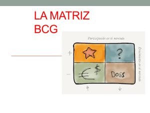 La Matriz BCG
