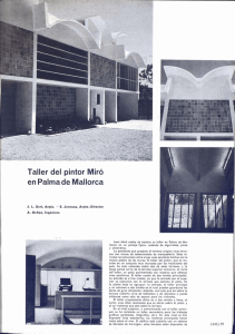 Taller del pintor Miró en Palma de Mallorca