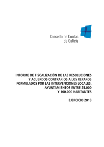 informe de fiscalización de las resoluciones y acuerdos contrarios a