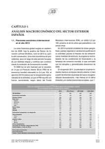 CAPÍTULO 1. Análisis macroeconómico del sector exterior español