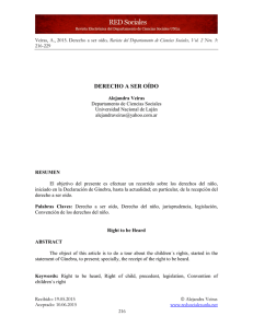 Derecho a ser o&iacute;do