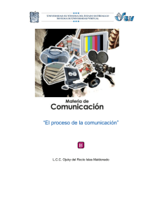 “El proceso de la comunicación”