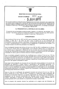Decreto 1246 del 5 de junio de 2015