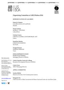 Organising Committee of ARCOlisboa 2016