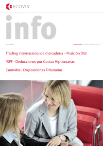 Trading internacional de mercadería – Posición DGI IRPF