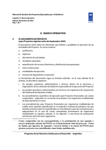 Capitulo II: Marco Operativo - Programa de las Naciones Unidas