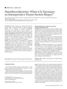 When it Is Necessary an Intraoperative Frozen-Section