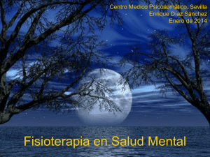 Fisioterapia en Salud Mental - Centro médico Psicosomático