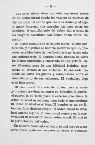 Las seres libres viven una vida espiritual dentrn de un arden mera