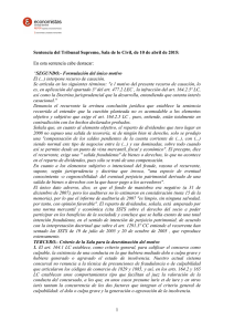 resumen sentencia 10 abril 2015 - Consejo General de Economistas