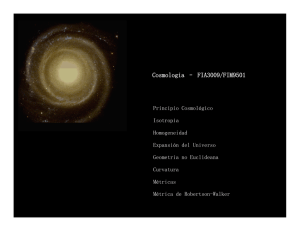 Cosmologia – FIA3009/FIM9501