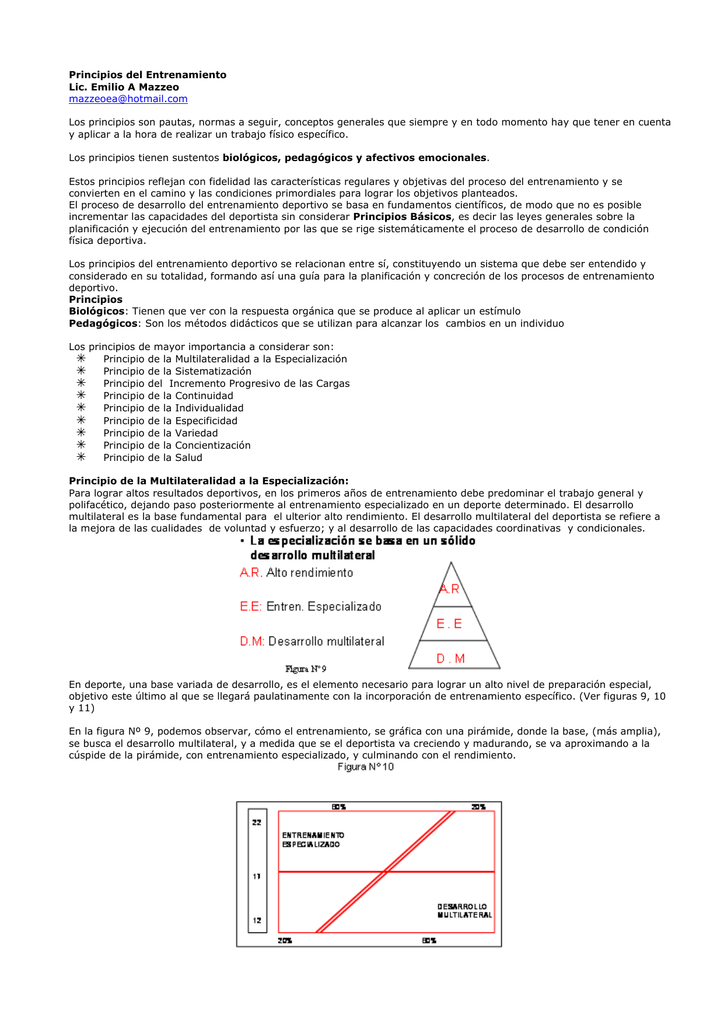 Entrenamiento principio de del proceso de continuidad la