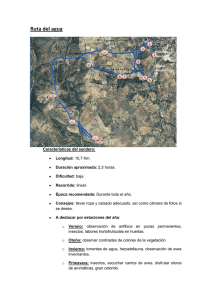 Ruta del agua - Apartamentos Rurales Molino Almona