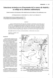 Estructuras tectonicas en el basamento de la cuenca de Madrid y