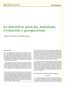 La Iniciativa para las Américas: evolución y perspectivas