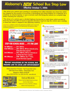 New School Bus Passing Law