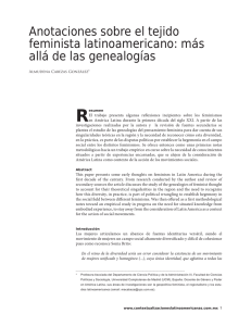 Anotaciones sobre el tejido feminista latinoamericano: más allá de
