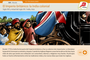 El Imperio británico: la India colonial