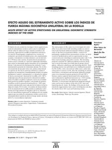 Original Estiramiento.indd - Archivos de Medicina del Deporte