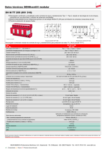 Datos técnicos: DEHNventil® modular DV M TT 255 (951 310)