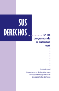 Sus derechos en los programas de la autoridad local