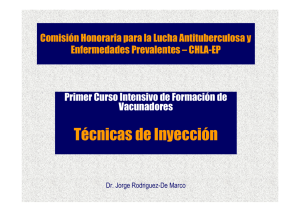 inyecciones intra - Comisión Honoraria para la Lucha Antituberculosa
