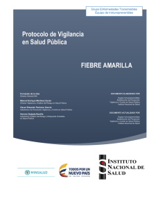 Protocolo de Vigilancia en Salud Pública FIEBRE AMARILLA