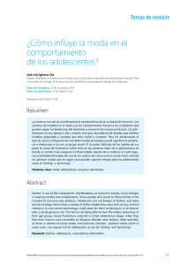 ¿Cómo influye la moda en el comportamiento de los adolescentes?