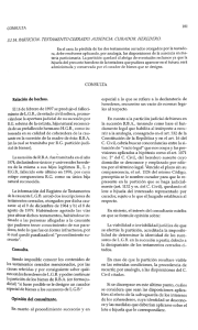 su prefallecido hermano HGB, como allegadas a la causante quedó